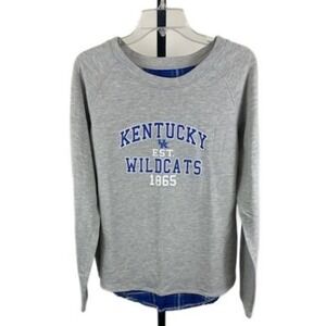 Kentucky Wildcats Boxer Craft Plaid Crewneck Top Shirt‎ Sweatshirt Size Medium